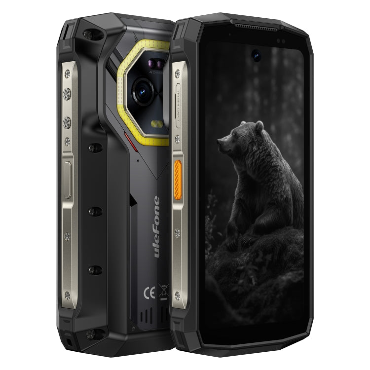[HK Warehouse] Ulefone Armor Mini 20, Night Vision, 8GB+256GB, IP68/IP69K Rugged Phone, 4.7 inch Android 14 MediaTek Helio G99 Octa Core, Network: 4G, NFC, OTG (Black)