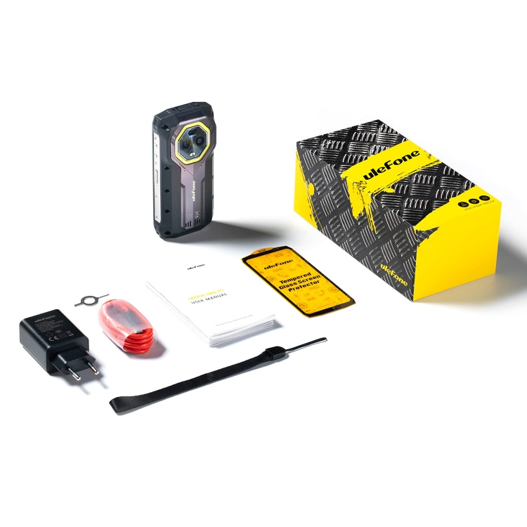 [HK Warehouse] Ulefone Armor Mini 20, Night Vision, 8GB+256GB, IP68/IP69K Rugged Phone, 4.7 inch Android 14 MediaTek Helio G99 Octa Core, Network: 4G, NFC, OTG (Black)