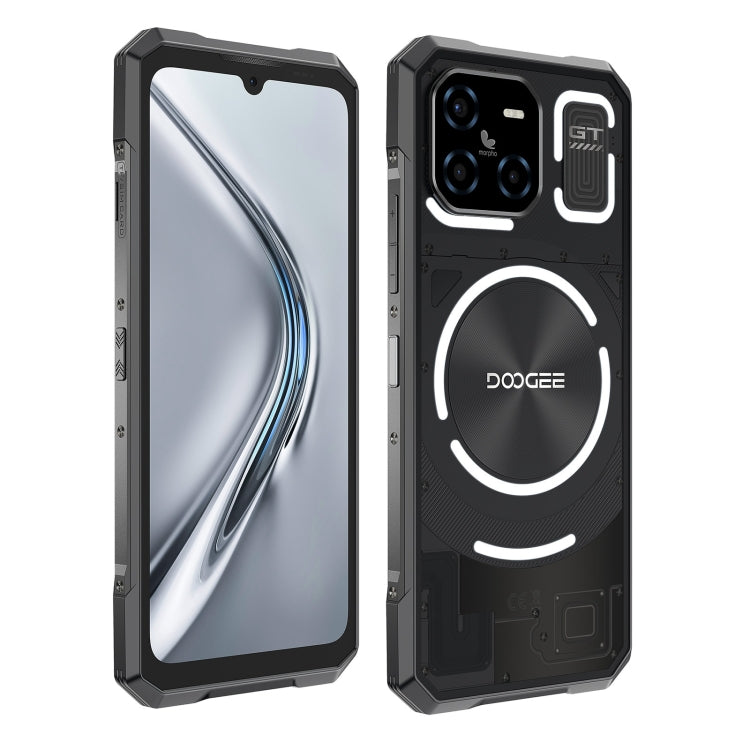 [Entrepôt de Hong Kong] Téléphone robuste DOOGEE Blade GT 5G, 12 Go + 256 Go, Android 14 de 6,72 pouces, Dimensity 7050 Octa Core, Réseau: 5G, OTG, NFC, Effet de lumière LED (Noir)