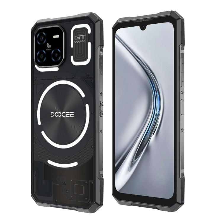 [Entrepôt de Hong Kong] Téléphone robuste DOOGEE Blade GT 5G, 12 Go + 256 Go, Android 14 de 6,72 pouces, Dimensity 7050 Octa Core, Réseau: 5G, OTG, NFC, Effet de lumière LED (Noir)