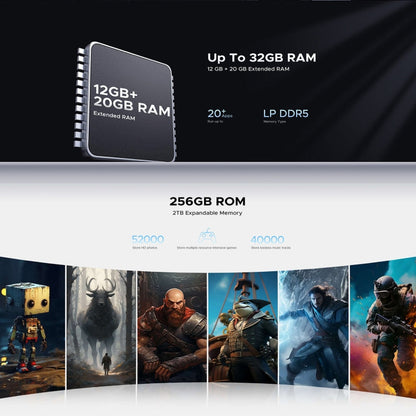 [Entrepôt de Hong Kong] Téléphone robuste DOOGEE Blade GT 5G, 12 Go + 256 Go, Android 14 de 6,72 pouces, Dimensity 7050 Octa Core, Réseau: 5G, OTG, NFC, Effet de lumière LED (Noir)
