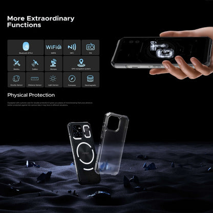 [HK Warehouse] DOOGEE Blade GT 5G Rugged Phone, 12GB+256GB, 6.72 inch Android 14 Dimensity 7050 Octa Core, Network: 5G, OTG, NFC, LED Light Effect (White)