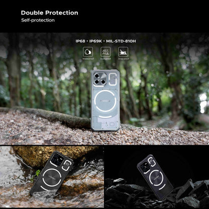 [HK Warehouse] DOOGEE Blade GT 5G Rugged Phone, 12GB+256GB, 6.72 inch Android 14 Dimensity 7050 Octa Core, Network: 5G, OTG, NFC, LED Light Effect (Black)