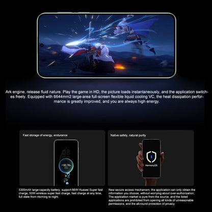 HUAWEI Mate 70, 12GB+1TB, Harmony AI, Side Fingerprint Identification, 6.7 inch HarmonyOS 4.3, NFC, OTG, Not Support Google Play (White)
