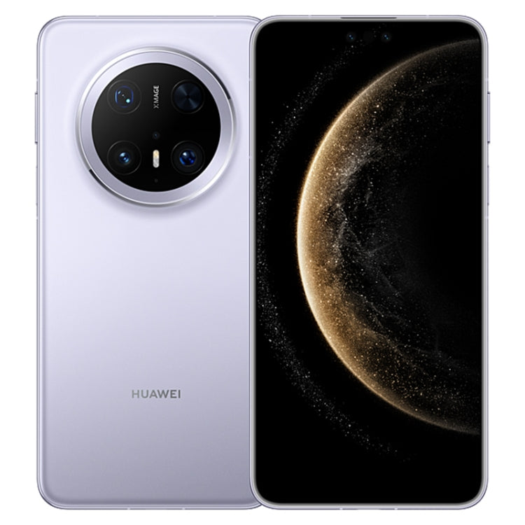 HUAWEI Mate 70 Pro, 12 Go+1 To, Harmony AI, Identification faciale 3D et empreinte digitale latérale, HarmonyOS 4.3 de 6,9 pouces, NFC, OTG, Ne prend pas en charge Google Play (Violet)