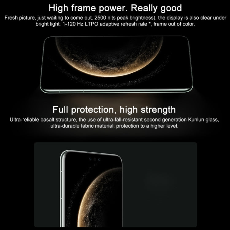 HUAWEI Mate 70 Pro, 12GB+1TB, Harmony AI, 3D Face & Side Fingerprint Identification, 6.9 inch HarmonyOS 4.3, NFC, OTG, Not Support Google Play (Black)