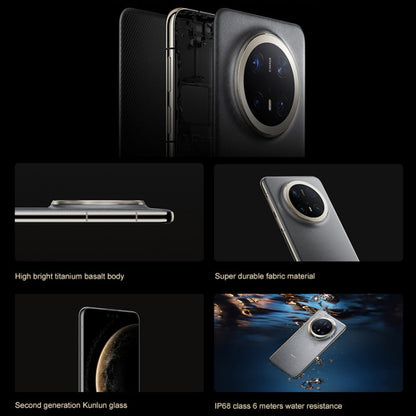 HUAWEI Mate 70 Pro+, 16GB+1TB, Harmony AI, 3D Face & Side Fingerprint Identification, 6.9 inch HarmonyOS 4.3, NFC, OTG, Not Support Google Play (White)
