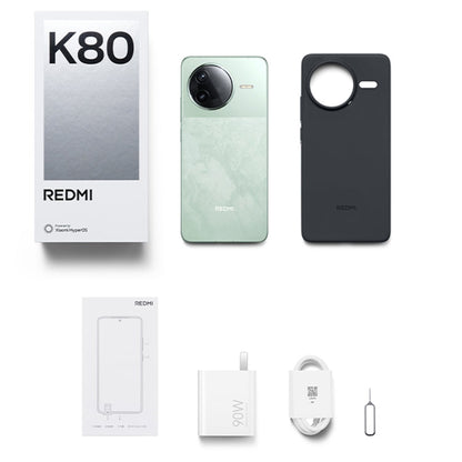 Xiaomi Redmi K80, 12GB+256GB, 6.67 inch Xiaomi HyperOS 2 Snapdragon 8 Gen 3 Octa Core, NFC, Network: 5G (Blue)