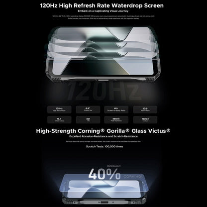 [HK Warehouse] DOOGEE S118 Rugged Phone, 12GB+512GB, 6.58 inch Android 14 MediaTek Helio G99 Octa Core, Network: 4G, OTG, NFC (Black Green)