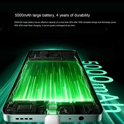 Realme 13, 12 Go+512 Go, Identification latérale par empreinte digitale, 6,72 pouces Realme UI 5.0 Dimensity 6300 5G Octa Core, Réseau : 5G (Vert)