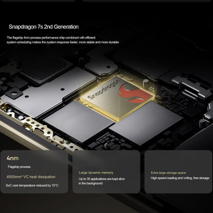Realme 13 Pro+, 12 Go+256 Go, Identification d'empreintes digitales sous l'écran, 6,7 pouces Realme UI 5.0 Snapdragon 7s Gen 2 Octa Core, NFC, Réseau : 5G (Or)