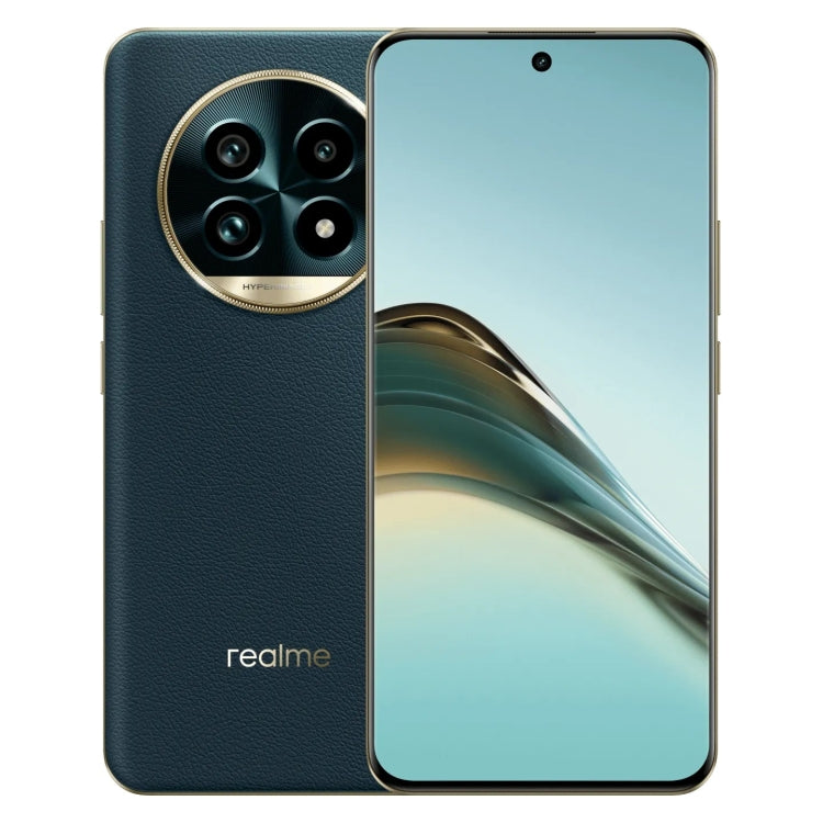 Realme 13 Pro+, 12 Go+512 Go, Identification d'empreintes digitales sous l'écran, 6,7 pouces Realme UI 5.0 Snapdragon 7s Gen 2 Octa Core, NFC, Réseau : 5G (Vert Émeraude)