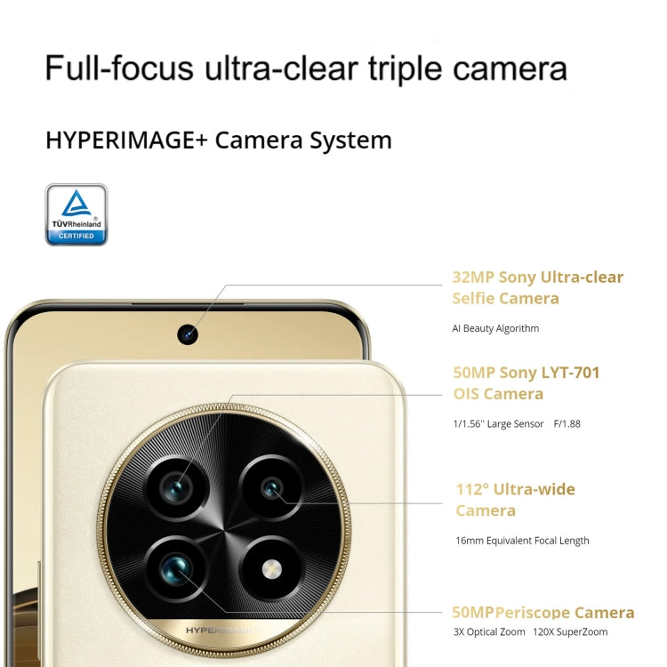 Realme 13 Pro+, 12 Go+512 Go, Identification d'empreintes digitales sous l'écran, 6,7 pouces Realme UI 5.0 Snapdragon 7s Gen 2 Octa Core, NFC, Réseau : 5G (Vert Émeraude)