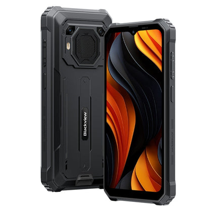 [HK Warehouse] Blackview BV6200 Plus, 8GB+128GB, IP68/IP69K/MIL-STD-810H, 6.56 inch Android 14 Unisoc UMS9230 T606 Octa Core, Network: 4G, OTG, NFC (Black)