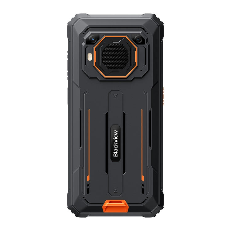 [Entrepôt HK] Blackview BV6200 Plus, 8 Go+128 Go, IP68/IP69K/MIL-STD-810H, Android 14 Unisoc UMS9230 T606 Octa Core de 6,56 pouces, Réseau: 4G, OTG, NFC (Orange)