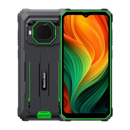 [HK Warehouse] Blackview BV6200 Plus, 8GB+128GB, IP68/IP69K/MIL-STD-810H, 6.56 inch Android 14 Unisoc UMS9230 T606 Octa Core, Network: 4G, OTG, NFC  (Green)