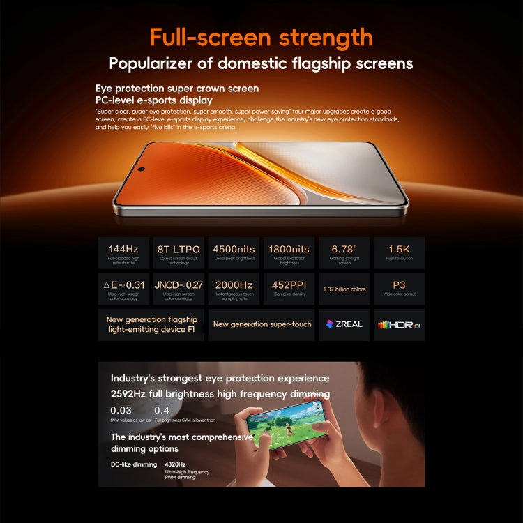 vivo iQOO Neo10, 12GB+512GB, Face ID / Screen Fingerprint Identification, 6.78 inch Android 15 OriginOS 5 Snapdragon 8 Gen 3 Octa Core, OTG, NFC, Network: 5G, Support Google Play (White)