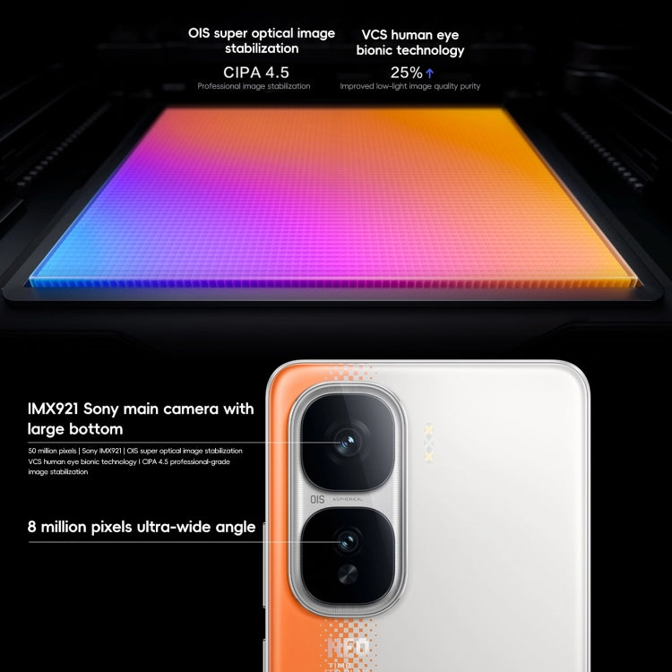 vivo iQOO Neo10, 12GB+512GB, Face ID / Screen Fingerprint Identification, 6.78 inch Android 15 OriginOS 5 Snapdragon 8 Gen 3 Octa Core, OTG, NFC, Network: 5G, Support Google Play (White)