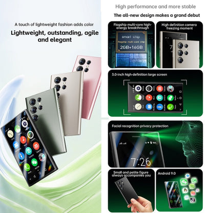 SOYES S24 Pro, 2GB+16GB, 3.0 inch Android 9.0 MTK6580 Quad Core, Bluetooth, WiFi, Network: 3G, Dual SIM (Gold)