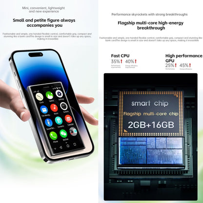 SOYES S24 Pro, 2GB+16GB, 3.0 inch Android 9.0 MTK6580 Quad Core, Bluetooth, WiFi, Network: 3G, Dual SIM (Gold)