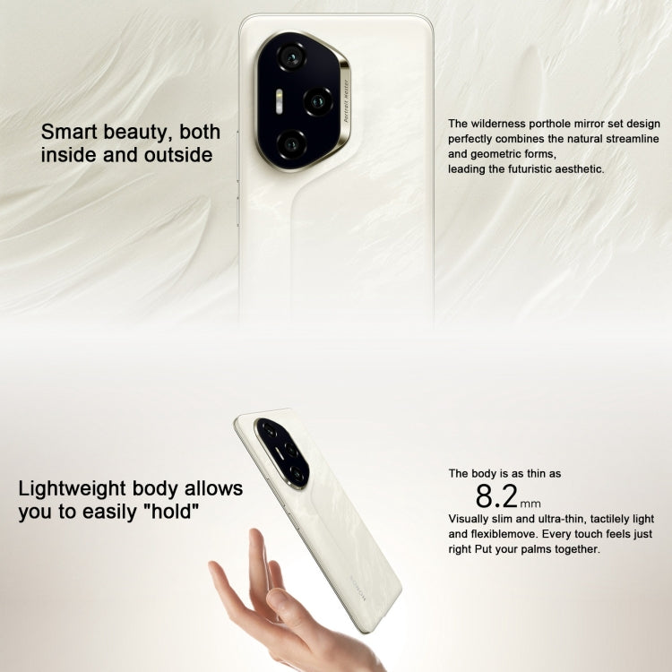 Honor 300 Pro, 12GB+512GB, Screen Fingerprint, 6.78 inch MagicOS 9.0 / Android 15 Snapdragon 8 Gen 3 Octa Core, Network: 5G, NFC, OTG, Support Google Play (Black)