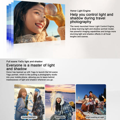 Honor 300 Pro, 16GB+512GB, Screen Fingerprint, 6.78 inch MagicOS 9.0 / Android 15 Snapdragon 8 Gen 3 Octa Core, Network: 5G, NFC, OTG, Support Google Play (White)