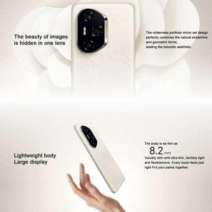 Honor 300 Ultra, 12GB+512GB, Screen Fingerprint, 6.78 inch MagicOS 9.0 / Android 15 Snapdragon 8 Gen 3 Octa Core, Network: 5G, NFC, OTG, Not Support Google Play (White)