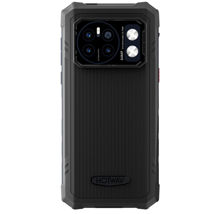 [HK Warehouse] HOTWAV CYBER 13, IP68/IP69K Rugged Phone, 8GB+128GB, 10800mAh, 6.6 inch Android 14.0 Unisoc T606 Octa Core, Network: 4G, NFC, OTG (Black)