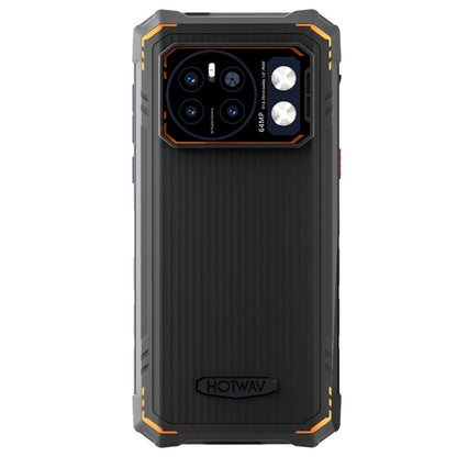 [Entrepôt HK] HOTWAV CYBER 13, Téléphone robuste IP68/IP69K, 8 Go+128 Go, 10800 mAh, 6,6 pouces Android 14.0 Unisoc T606 Octa Core, Réseau: 4G, NFC, OTG (Orange)
