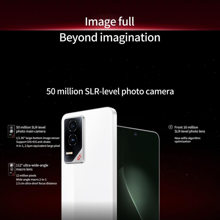 Honor GT, 12GB+256GB, In-screen Fingerprint, 6.7 inch MagicOS 9.0 Android 15.0 Snapdragon 8 Gen 3 Octa Core, Network: 5G, OTG, NFC (Black)