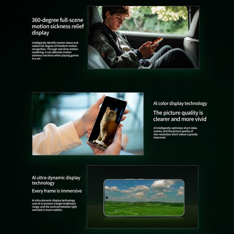 Honor GT, 16GB+512GB, In-screen Fingerprint, 6.7 inch MagicOS 9.0 Android 15.0 Snapdragon 8 Gen 3 Octa Core, Network: 5G, OTG, NFC (Black)