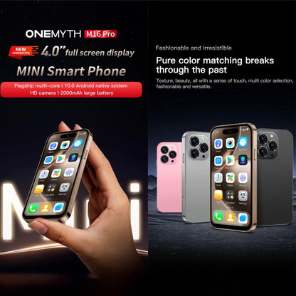 SOYES ONEMYTH M16 Pro, 2GB+16GB, 4.0 inch Android 10.0 MTK6580 Quad Core, Network: 3G, Dual SIM (Black)