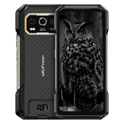 [Entrepôt HK] Téléphone robuste Ulefone Armor 27, 12 Go+256 Go, Vision nocturne, 10600 mAh, Android 14 MediaTek Helio G99 Octa Core de 6,78 pouces, Réseau: 4G, NFC, OTG (Noir)