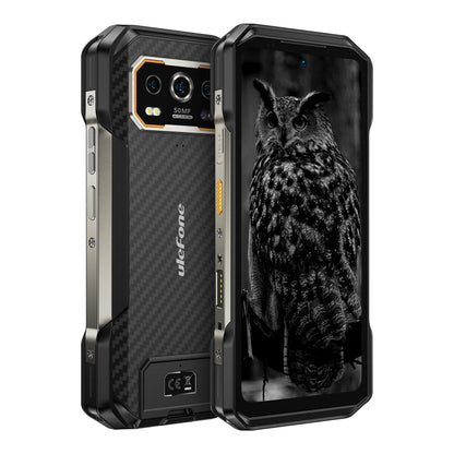 [Entrepôt HK] Téléphone robuste Ulefone Armor 27, 12 Go+256 Go, Vision nocturne, 10600 mAh, Android 14 MediaTek Helio G99 Octa Core de 6,78 pouces, Réseau: 4G, NFC, OTG (Noir)