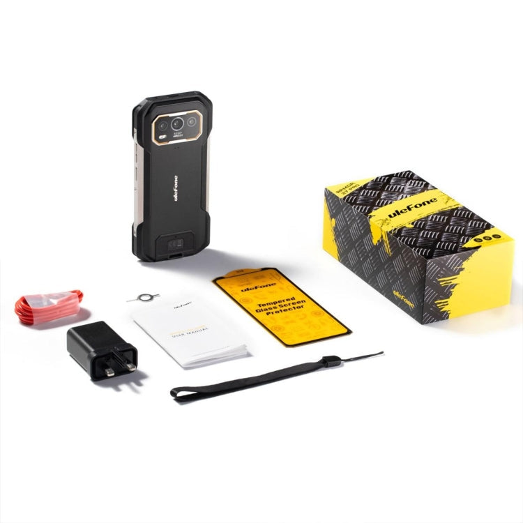 [Entrepôt HK] Téléphone robuste Ulefone Armor 27, 12 Go+256 Go, Vision nocturne, 10600 mAh, Android 14 MediaTek Helio G99 Octa Core de 6,78 pouces, Réseau: 4G, NFC, OTG (Noir)