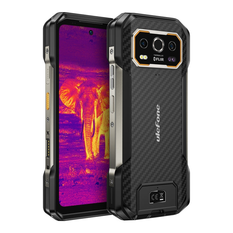 [HK Warehouse] Ulefone Armor 27T Rugged Phone, 12GB+256GB, Thermal Imager, Night Vision, 10600mAh, 6.78 inch Android 14 MediaTek Helio G99 Octa Core, Network: 4G, NFC, OTG (Black)
