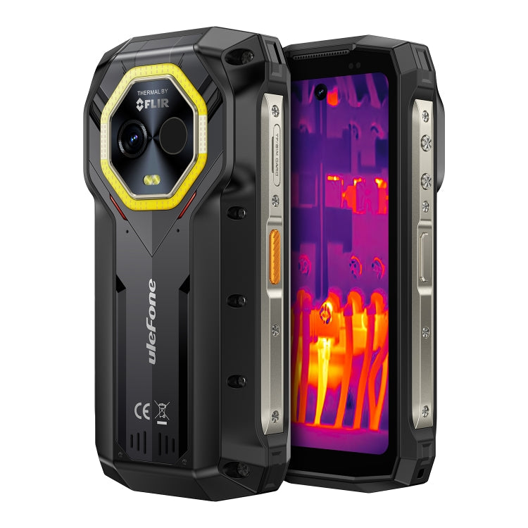 [HK Warehouse] Ulefone Armor Mini 20T Pro, Thermal Imaging, 8GB+256GB, IP68/IP69K Rugged Phone, 4.7 inch Android 15 MediaTek Dimensity 6300 5G Octa Core, Network: 5G, NFC, OTG (Mecha Black)