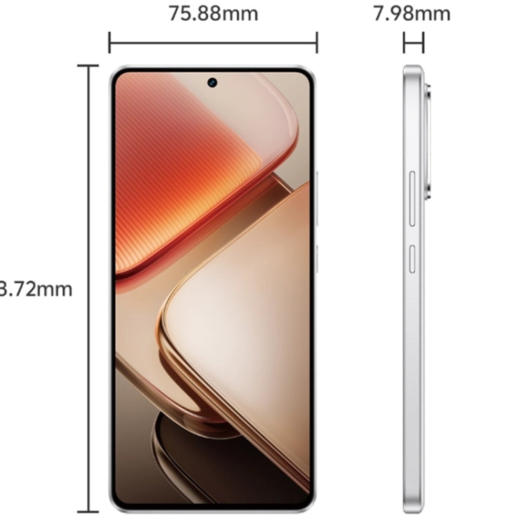 vivo iQOO Z9 Turbo+, 12 Go+512 Go, Android 14.0 OriginOS 4 de 6,78 pouces Dimensity 9300+ Octa Core 3,4 GHz, OTG, NFC, Réseau : 5G, Compatible Google Play (Blanc étoilé)