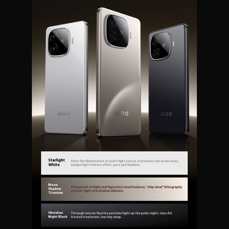 vivo iQOO Z9 Turbo+, 12 Go+512 Go, Android 14.0 OriginOS 4 de 6,78 pouces Dimensity 9300+ Octa Core 3,4 GHz, OTG, NFC, Réseau : 5G, Compatible Google Play (Blanc étoilé)