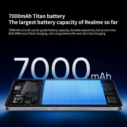 Realme Neo7, 12GB+512GB, 6.78 inch Android 15 / Realme UI 6.0 MediaTek Dimensity 9300+ Octa Core, NFC, Network: 5G, Support Google Play (Black)