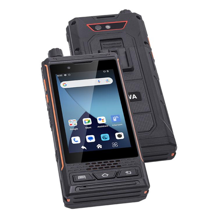 Téléphone robuste UNIWA P4 Plus UHF Talkie-walkie, 4 Go+64 Go, 4,0 pouces Android 14 MediaTek MT6765 Helio P35 Octa Core, Réseau : 4G (prise UE)