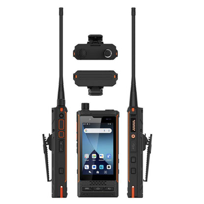 Téléphone robuste UNIWA P4 Plus UHF Talkie-walkie, 4 Go+64 Go, 4,0 pouces Android 14 MediaTek MT6765 Helio P35 Octa Core, Réseau : 4G (prise UE)