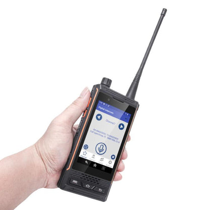 Téléphone robuste UNIWA P4 Plus UHF Talkie-walkie, 4 Go+64 Go, 4,0 pouces Android 14 MediaTek MT6765 Helio P35 Octa Core, Réseau : 4G (prise UE)