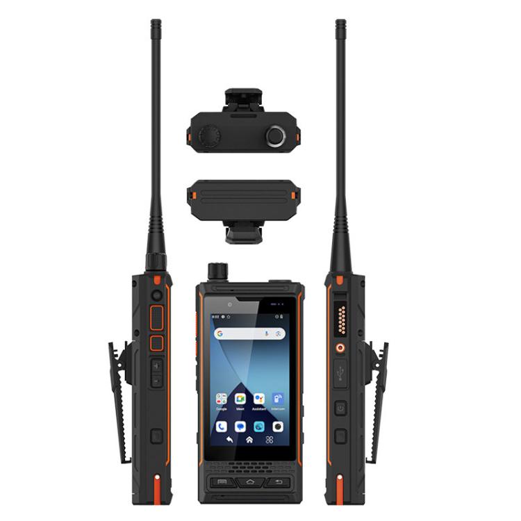 UNIWA P4 Plus VHF Walkie Talkie Rugged Phone, 4GB+64GB, 4.0 inch Android 14 MediaTek MT6765 Helio P35 Octa Core, Network: 4G (US Plug)