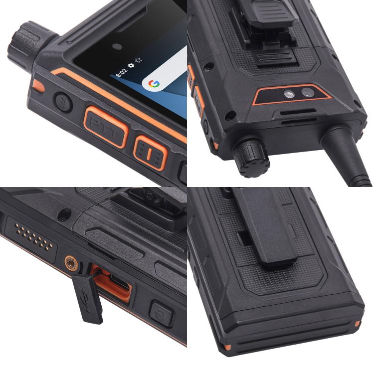UNIWA P4 Plus VHF Walkie Talkie Rugged Phone, 4GB+64GB, 4.0 inch Android 14 MediaTek MT6765 Helio P35 Octa Core, Network: 4G (US Plug)
