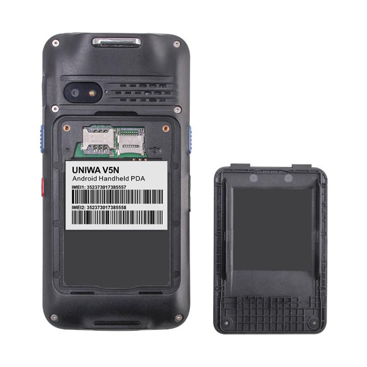 UNIWA V5N Barcode PDA Rugged Phone, 4GB+64GB, 5.5 inch Android 12 MediaTek MT6765 Helio P35 Octa Core, NFC, Network: 4G (UK Plug)