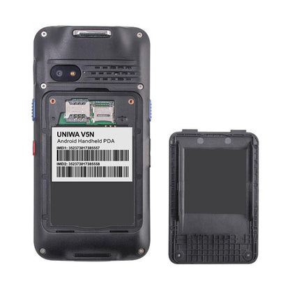 UNIWA V5N Barcode PDA Rugged Phone, 4GB+64GB, 5.5 inch Android 12 MediaTek MT6765 Helio P35 Octa Core, NFC, Network: 4G (UK Plug)
