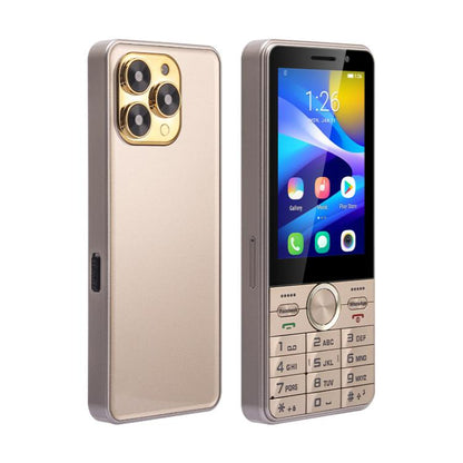 Téléphone à fonctions UNIWA XS17, 2 Go+16 Go, Android 8.1 MT6737M Quad Core de 3,5 pouces, réseau : 4G, double carte SIM (Or)