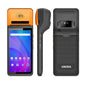 UNIWA V4P Édition Standard, téléphone TPV intelligent Android 13 NFC de 6 pouces avec imprimante thermique, 3 Go+16 Go, Unisoc SC9863a Octa Core, Réseau : 4G (Noir)