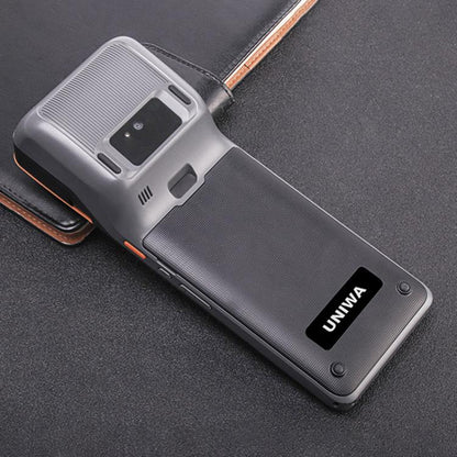 UNIWA V4P Édition Standard, téléphone TPV intelligent Android 13 NFC de 6 pouces avec imprimante thermique, 3 Go+16 Go, Unisoc SC9863a Octa Core, Réseau : 4G (Noir)